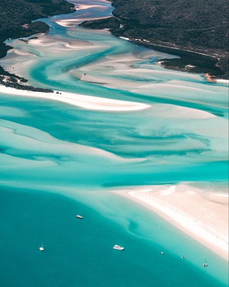 An aerial shot of Whitehaven Beach in the Whitsundays White Haven Beach, Whitehaven Beach, The Whitsundays, Australia Backpacking, Australia Travel Guide, Fun Places To Go, April 25, Great Barrier Reef, Sunshine Coast