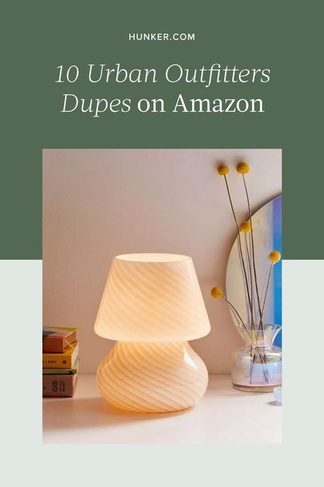 From retro lamps to midcentury modern-style cane chairs, these are the best Urban Outfitters dupes on Amazon. #hunkerhome #urbanoutfitters #ourbanoutfittersdupes #amazon #uo Mid Century Modern Thrifting, Amazon Mid Century Modern, Midcentury Modern Table Lamps, Amazon Table Lamps, Mid Century Modern Bedside Lamp, Midcentury Modern Lamps, Urban Outfitters Interior, Amazon Lamp, Amazon Lamps