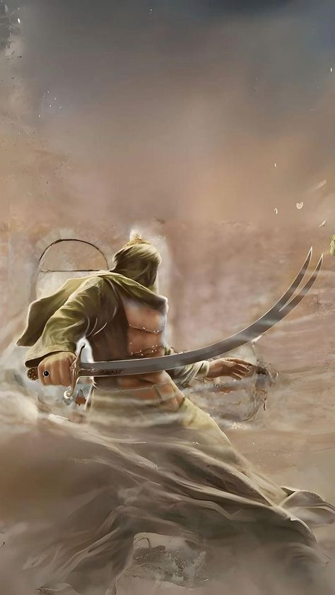 Greatest Warriors In History, La Illa Ha Illallah Wallpaper, Ali Bin Abi Thalib Art, Captain America Poster, Khwaja Ji Pic, Moula Ali, Prophets In Islam, Old Warrior, Karbala Pictures