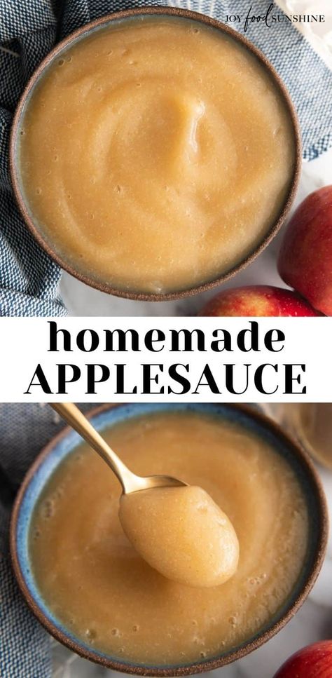 Easy Apple Sauce, Apples For Applesauce, Homemade Applesauce Recipe, Make Applesauce, Canned Applesauce, Homemade Applesauce Recipes, Slow Cooker Applesauce, How To Make Applesauce, Applesauce Recipe