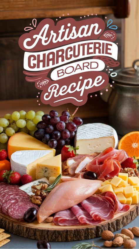 Artisan charcuterie board with cheeses, meats, fruits, and nuts. Charcuterie Board For Four People, Charcuterie Board For 10 People, Charcuterie Board Recipes, Easy Charcuterie Board, Simple Charcuterie, Easy Charcuterie, Board Recipes, Jalapeno Popper Recipes, Poppers Recipe