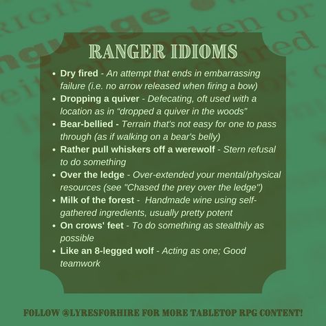 Ranger Dnd, Dnd Stories, Dnd Campaign, D D Character Ideas, Dungeon Master's Guide, Dnd Classes, Dungeons And Dragons 5e, Dnd 5e Homebrew, Dnd Dragons