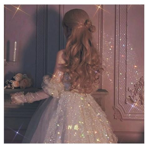 Arte Glitter, Princess Clothes, Ethereal Dress, Sparkle Wedding Dress, Baby Pink Aesthetic, Pfp Ideas, Pastel Pink Aesthetic, Classy Aesthetic, Fantasy Gowns