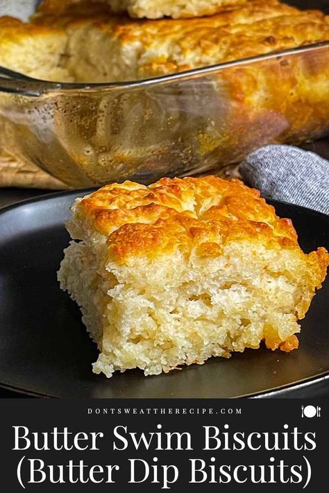 Butter Swim Biscuits Easy Recipes, Naan Bread Recipe Easy, Butter Swim Biscuits, Swim Biscuits, Milk Biscuits, Homemade Biscuits Recipe, Recipes With Naan Bread, Yummy Biscuits, Easy Butter