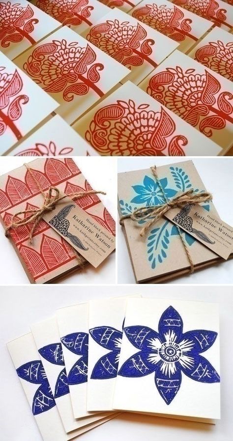 Diy Stamps, Linocut Printmaking, Hand Carved Stamps, Stamp Carving, Paper Lovers, Stamp Printing, Handmade Tags, Block Printing, Monoprint