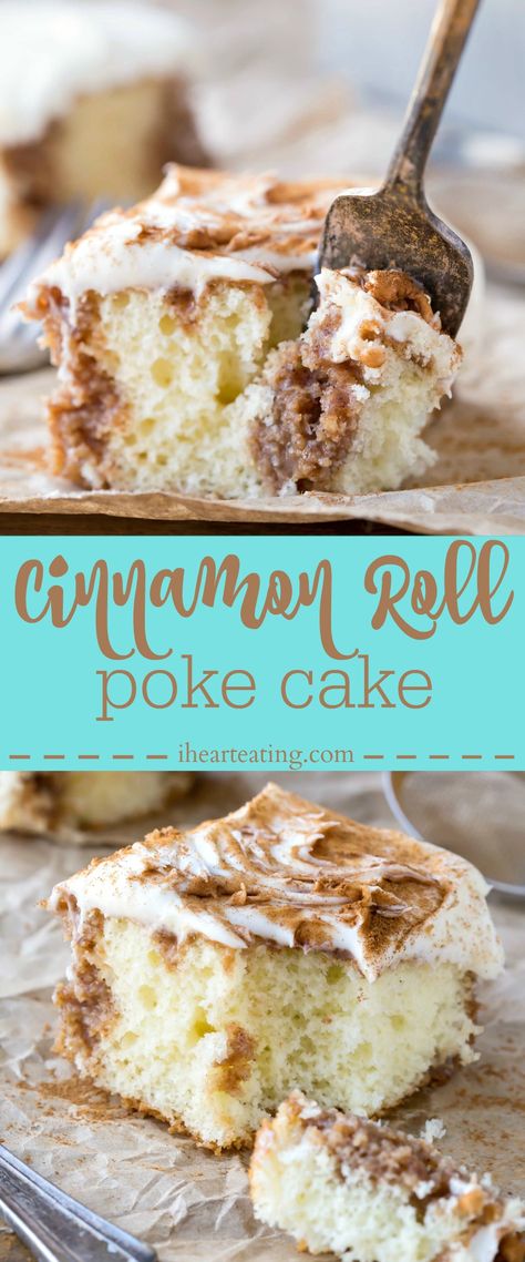 Cinnamon Roll Wallpaper, Cinnamon Roll Poke Cake, Weight Watcher Desserts, Poke Cake Recipe, Coconut Dessert, Poke Cake Recipes, Brownie Desserts, The Best Dessert, Low Carb Dessert