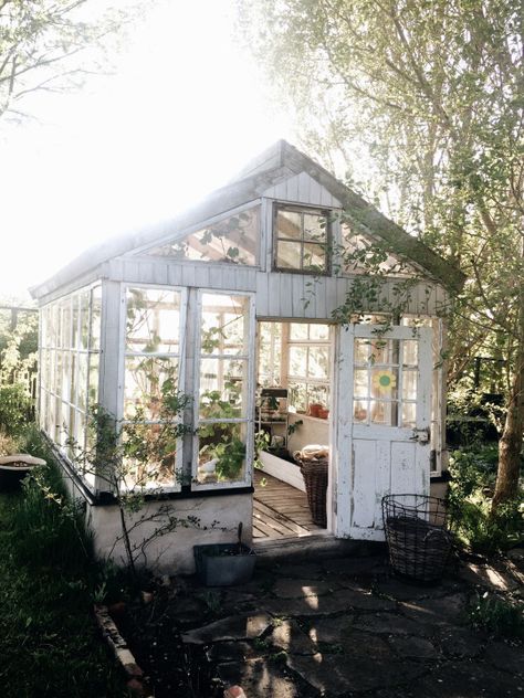 the peony and the bee Patio Bohemio, Bohemian Backyard, Greenhouse Design, Bohemian Garden, Witch Garden, Greenhouse Plans, Cottage Gardens, Greenhouse Gardening, Green House