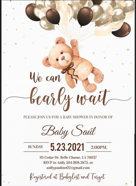 Spring Baby Shower Themes, Teddy Bear Baby Shower Theme, Bear Baby Shower Cake, Gender Reveal Baby Shower Themes, Baby Shower Themes Neutral, Classy Baby Shower, Bear Baby Shower Theme, Idee Babyshower, Baby Shower Theme Decorations