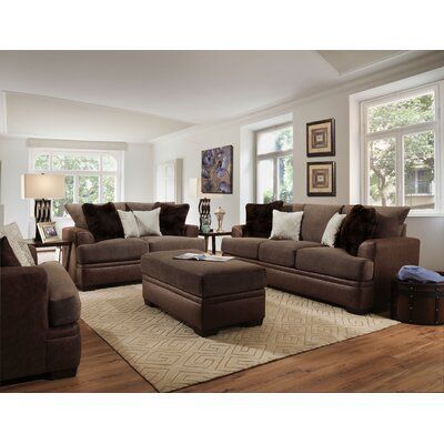 Brown Furniture Living Room, Living Room Decor Brown Couch, Brown Couch Living Room, 3 Piece Living Room Set, Quality Family Time, Brown Furniture, Mocha Color, Chelsea House, Brown Living Room