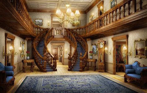 living Mansion Living Room, Hallway Paint, Episode Interactive Backgrounds, Anime Places, Episode Backgrounds, Scenery Background, Mansion Interior, Mansions Homes, Stylish Living Room