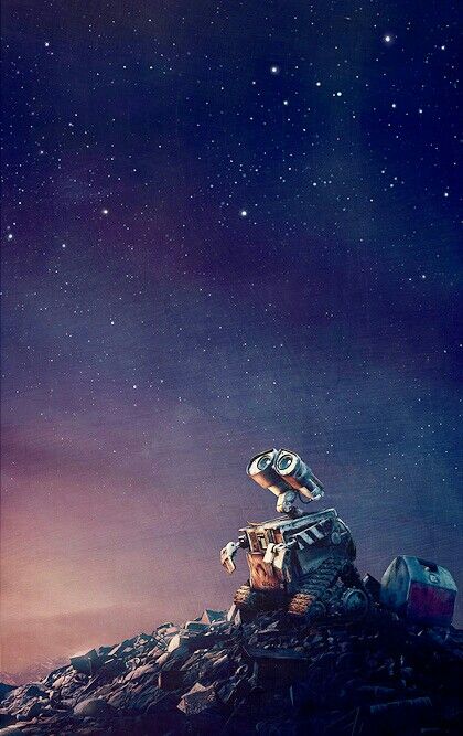 Wall-E wallpaper Walle Y Eva, Disney Amor, Deco Disney, Pixar Films, Images Disney, Film Anime, Art Disney, Wall E, Pixar Movies