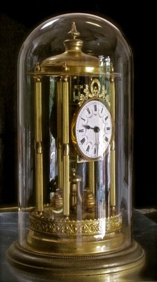 Huge antique GUSTAV BECKER 400 day anniversary clock Hummel Figurines Antiques, Antique Safe, Clock Antique, Anniversary Clock, Antique Stove, Magic House, Hourglasses, Hummel Figurines, Old Clocks