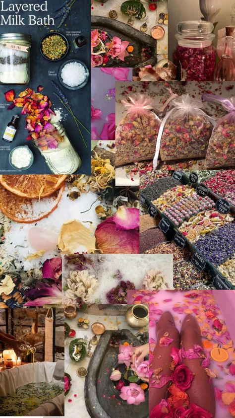 Cleopatra mil bath, adorn yourself, goddess bath Flower Milk Bath, Goddess Bath, Milk Bath, Natural Herbs, Milk, Herbs, Healing, Bath, Flowers