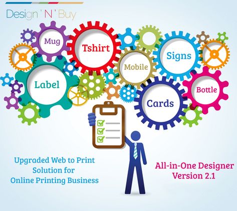 Design 'N' Buy's All-in-One Designer Version 2.1 is All Set to Hit The Online Printing Business with Upgraded Web to Print Solution | Company Newsroom of DesignNBuy Web2Print Solutions All In One Logo, Yearbook Themes, Visual Reference, Print Business, Educational Infographic, Logo Idea, Computer Lab, One Logo, Business Startup