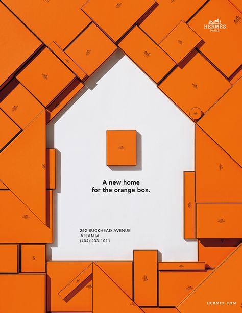 A new home for the orange box Tech Illustration, Real Estate Marketing Design, Orange Box, Creative Advertising Design, Gift Luxury, Poster Ads, Orange Colour, Orange Aesthetic, Life Plan