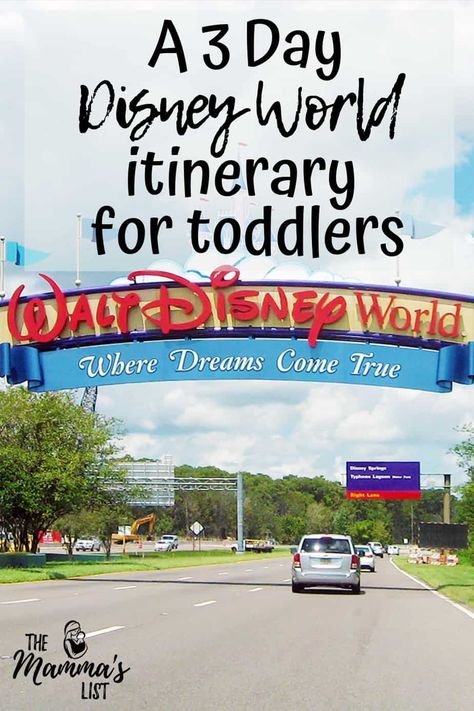 Disney Park Itinerary, Disneyworld Mom Outfits, Disney World Itinerary 2023, Disney World 1st Birthday, 4 Day Disney World Itinerary, 2 Days At Disney World, Disney Rides By Park, 3 Day Disney World Itinerary, Disney For Toddlers