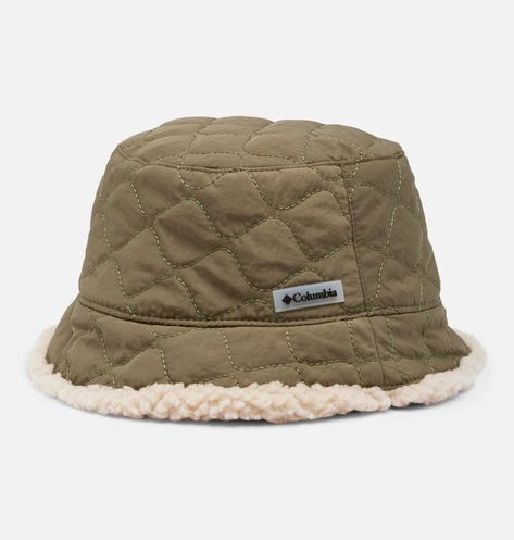 Wear this bucket your way with the plush Sherpa fleece or the soft quilted side out for maximum comfort and style. Xmas Wishes, Reversible Bucket Hat, Space Mountain, Sherpa Lined, Columbia Sportswear, Sherpa Fleece, Green Stone, Stay Warm, Fossil