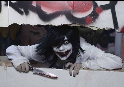 Jeff The Killer Cosplay, Ticci Toby, Laughing Jack, Creepypasta Characters, Epic Cosplay, Silly Cats, Real Life, Art Reference, Halloween Face Makeup