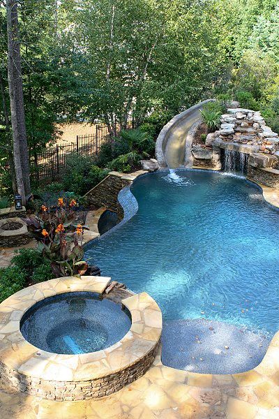 Pool And Patio Ideas, Backyard Pool And Patio Ideas, Pool Ideas Backyard, Patio Ideas Backyard, Backyard Pool Ideas, Pool And Patio, Dream Backyard Pool, Patio Grande, Pools Backyard Inground