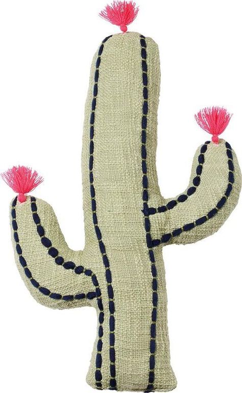 Desert Inspired Decor, Fabric Cactus, Cactus Cushion, Cactus Craft, Cactus Jewelry, Doll Garden, Felt Flowers Diy, How To Make Tassels, Pin Cushions Patterns