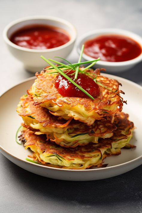 Keto Cabbage Pancakes with Spicy Dipping Sauce Keto Cabbage Pancakes, Cabbage Pancake Recipe, Spicy Dipping Sauce Recipes, Cabbage Pancakes, Keto Cabbage, Spicy Dipping Sauce, Dipping Sauces Recipes, Keto Pancakes, Dairy Free Cheese