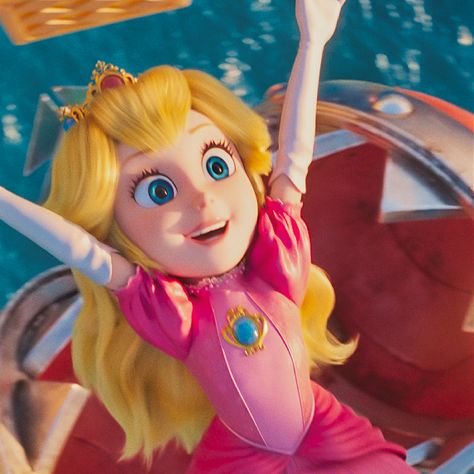 The Super Mario Bros Movie 2023 Princess Peach, Super Mario Movie Peach, Princess Peach Mario Movie, Princess Peach Movie, Princess Peach Game, Princess Peaches, Fix It Felix Jr, Peach Cosplay, Mario Movie