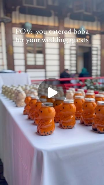 122K views · 15K likes | CrystalRose Events | LA Wedding & Event Planner on Instagram: "Love boba? Why not include it in your wedding!   We thought this was a great way to personalize Alex and Alan’s wedding.  These small touches really make weddings special and memorable not just for the guests but especially for the newlyweds! 💍  🧋: @bobabearusa 💒: @yamashirola   #weddingtips #weddinginspo #2023wedding #2023weddings #2024wedding #2024weddings #weddingdessert #weddingdesserts #socalweddingplanner #socalwedding #weddingcoordinator #weddingcoordinators #bobalovers #bobalover #bobalove #bobamilktea" Boba Bar Wedding, Wedding Boba, Alex And Alan, Boba Bar, Tent Decorations, Wedding Activities, Socal Wedding, Future Wedding Plans, La Wedding