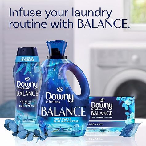 This scent is amazing! Downy Infusions, Laundry Fabric Softener, Diy Fabric Softener, Downy Fabric Softener, Blue Eucalyptus, Washing Soap, Liquid Fabric Softener, Scent Booster, Fabric Conditioner