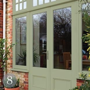 Painting UPVC Windows, anyone tried it? | Mumsnet Discussion Painting Upvc Windows, Painted Upvc Door, Upvc Porches, Upvc French Doors, Doors Ideas, Bay Tree, French Doors Exterior, Real Homes, French Windows