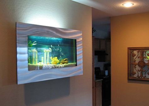 in the wall fish tanks =) Fish Tank Bedroom, Beautiful Aquariums, Wall Fish Tank, End Of Hallway, Saltwater Aquarium Setup, Fish Tank Wall, Fish Aquarium Decorations, Wall Aquarium, Amazing Aquariums