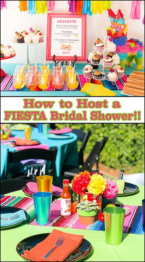 How to Host a FIESTA Bridal Shower www.joyineveryseason.com Bridal Fiesta, Fiesta Wedding Theme, Fiesta Wedding Shower, Mexican Fiesta Bridal Shower, Mexican Bridal Showers, Fiesta Bridal Shower, Wedding Shower Themes, Couples Bridal Shower, Couple Wedding Shower