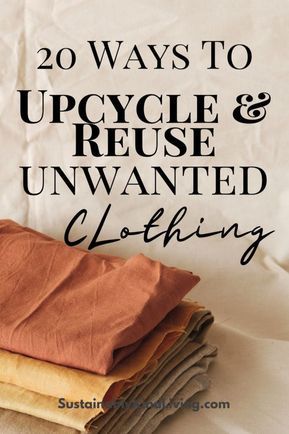 Old Clothes Diy, Reuse Old Clothes, Recycle Old Clothes, Clothing Upcycle, Upcycle Clothes Diy, Upcycle Sewing, Mode Crochet, Repurposed Clothing, Upcycled Fashion