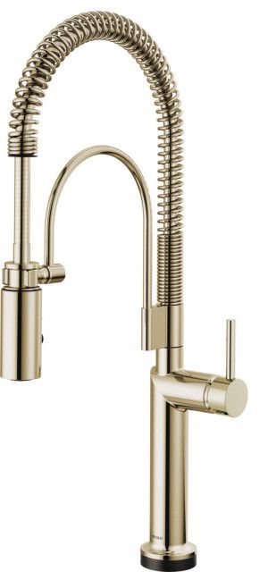 Invisible Kitchen, Brasada Ranch, Commercial Style Kitchen, Kitchen Long, Best Kitchen Faucets, Best Kitchen Sinks, Gold Faucet, Gilded Mirror, Kitchen Remodeling Ideas