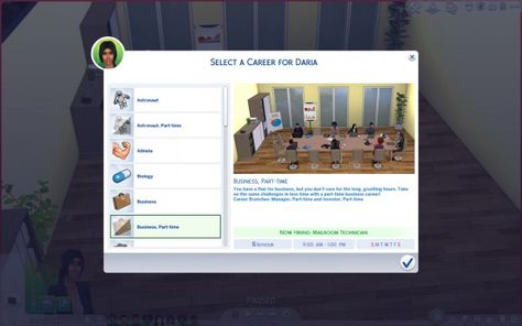 Sims 4 Business, Invest In Stocks, Stock Ticker, Career Management, Different Careers, Office Assistant, Day Off Work, Senior Management, Sims 4 Downloads