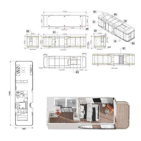 ▪️Capsule home - HUB M8 isn’t just a great place to live, it’s also a smart investment! ▪️Plus, it’s an ideal option for business, offering an optimal and quick solution for a small budget - whether you want to live in it yourself or use it for business purposes. 💵With a size of 38 sq m, you’ll have a unique opportunity to secure passive income. ▪️We offer worldwide delivery, ensuring accessibility no matter where you are. Additionally, we provide individualized cost calculations based ... Capsule Design Architecture, Multi Purpose Building, Mixed Income Housing, Capsule Home, Volferda Capsule House, Coodo Modular House, Small Budget, Prefab Homes, Small House Plans