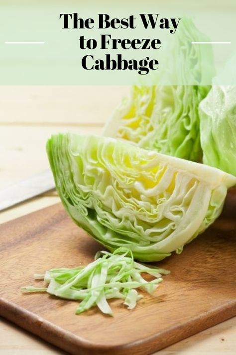 Cabbage, a versatile and nutritious vegetable, can be a staple in many households. Yet, preserving its freshness and flavor becomes a real challenge. Freezing cabbage is a fantastic solution for those looking to store it for an extended period without compromising its taste or texture. This article will explain the best way to freeze cabbage and ensure your greens maintain their quality over time. Can You Freeze Cabbage, Freezing Cabbage, Freeze Vegetables, Freezing Food Guide, Raw Cabbage, Freezing Vegetables, Cabbage And Sausage, Cabbage Head, Freeze Greens