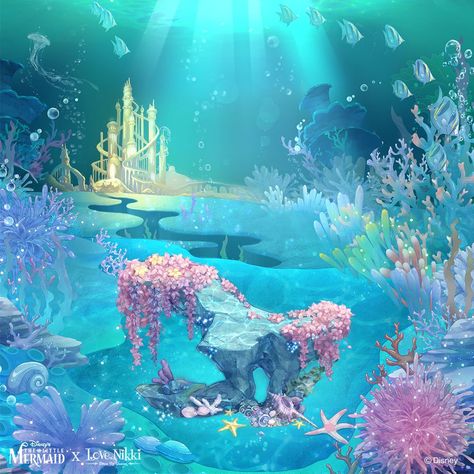 Fantasy Valley, I Need Her, Mermaid Background, Doll Backgrounds, Ocean Background, Love Nikki, Mermaid Wallpapers, Ocean Backgrounds, Mermaid Under The Sea