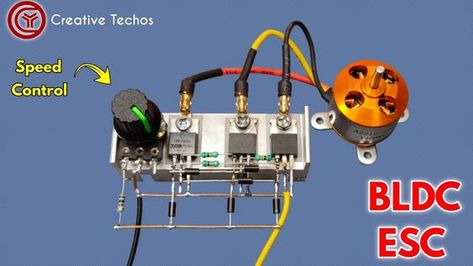 Bldc Motor Controller Circuit, Automotive Wiring, Bldc Motor, Electronic Schematics, Electronic Circuit Projects, Motor Speed, Circuit Projects, Electronic Engineering, Stepper Motor