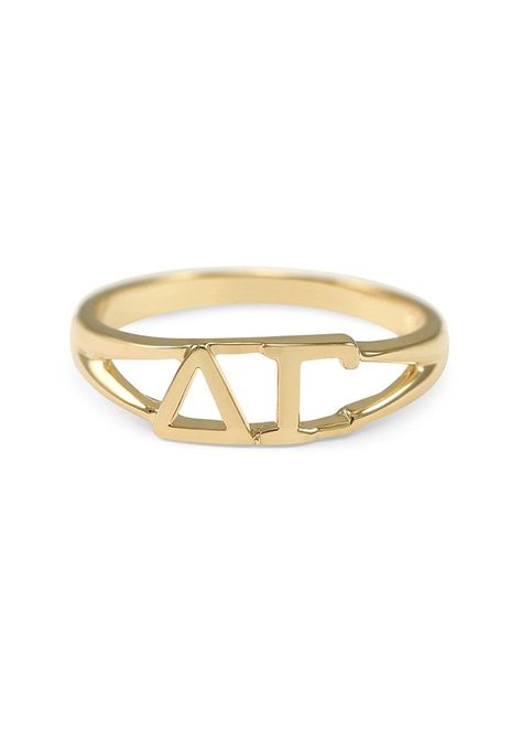 Delta Gamma 14k Gold Plated Sorority Ring with Greek letters ** Click image for more details. (This is an affiliate link) #Rings Alpha Kappa Psi, Fraternity Gifts, Sigma Alpha Iota, Delta Gamma Sorority, Kappa Kappa Psi, Sorority Merchandise, Sorority Jewelry, Sigma Alpha, Alpha Gamma Delta