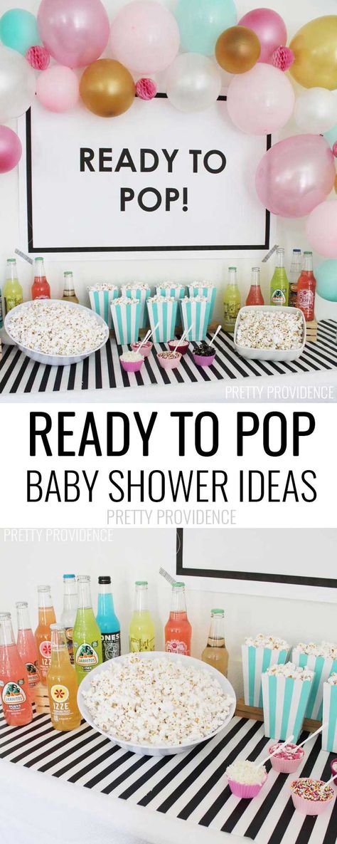 Ready to Pop baby shower theme ideas! LOVE THIS!!! Pop Baby Shower Ideas, Office Baby Showers, Bebe Shower, Babyshower Party, Pop Baby Showers, Trendy Baby Shower Ideas, Sweet Ideas, Baby Shower Invitaciones, Baby Shower Inspiration