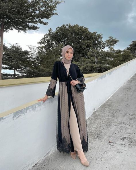 Outer Lebaran, Model Outer Hijab, Outfit Outer Hijab, Outer Batik Long, Outer Sifon, Outer Hijab, Model Outer, Dress Muslim Modern, Braidsmaid Dresses