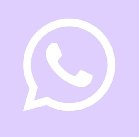 Purple Whatsapp Icon, Pastel Purple Theme Aesthetic, Whatsapp Widget, Light Purple Wallpaper, Whatsapp Logo, Purple Aesthetic Background, Whatsapp Icon, App Store Icon, Iphone Wallpaper Cat