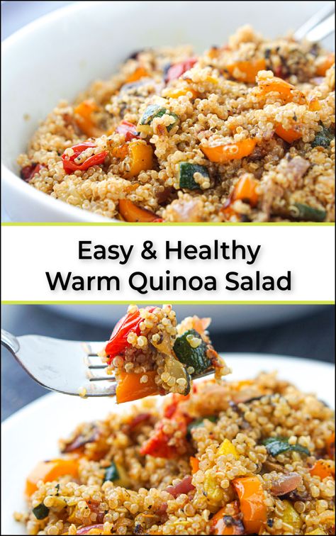 Side Dish Cold, Quinoa Recipes Side Dish, Quinoa Side, Quinoa Side Dish, Quinoa Recipes Dinner, Roasted Veggie Salad, Easy Roasted Vegetables, Quinoa Recipes Easy, Quinoa Recipes Healthy