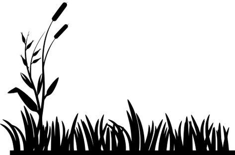 CC0 - FREE ICON  grass lawn silhouettes nature Grass Stencil, Grass Silhouette, Grass Clipart, Grass Vector, Wild Flower Meadow, Silhouette Template, Free Clipart Images, Acrylic Painting Tutorials, Clipart Black And White