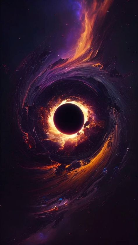 Black Hole Wallpaper, Space Art Gallery, Cool Galaxy Wallpapers, Galaxies Wallpaper, Planet Design, Live Screen Wallpaper, 2160x3840 Wallpaper, Space Artwork, Wallpaper Animes