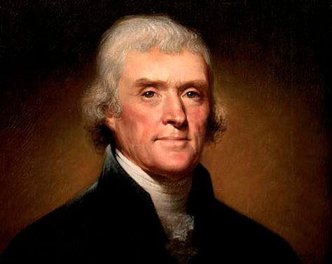 President Thomas Jefferson (1743-1826) from the Official Portrait by Peale Thanksgiving History Facts, Sally Hemings, Jefferson Quotes, Thomas Jefferson Quotes, Thanksgiving History, James Madison, Thomas Jefferson, Declaration Of Independence, Founding Fathers