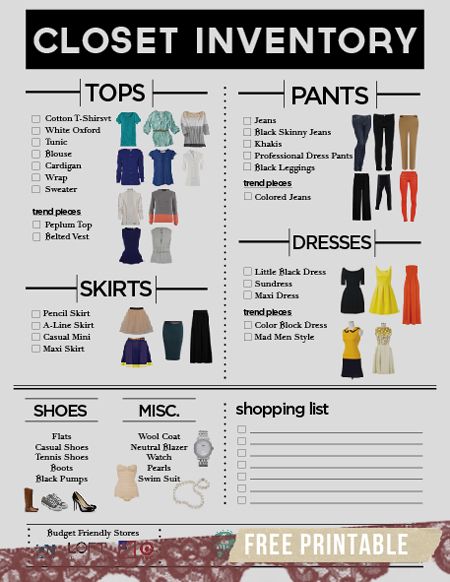 FREE Printable: How to Build a Wardrobe You'll Actually Use | Ms. Giggles Clothes Basics, Outfit Coordination, Closet Inventory, Wardrobe Checklist, Minimal Wardrobe, Quoi Porter, Build A Wardrobe, Wardrobe Planning, Clothes And Shoes