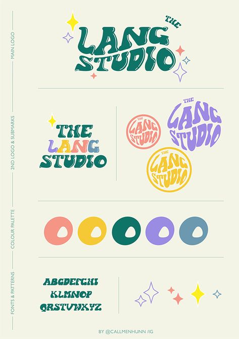 Logo Design Ideas Canva, Logo Ideas Canva, Font Color Design, Aesthetic Logo Design Ideas Canva, Ideas For Logos Design, Colorful Logo Ideas, Idea Logo Design, Graphic Design Logo Ideas Creative, Local Brand Logo