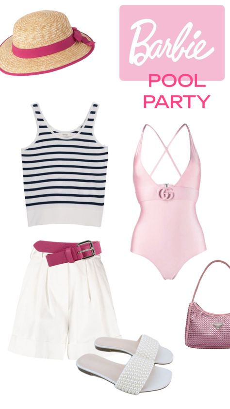 DID SOMEONE SAY POOL PARTY?! #barbie #poolparty #summer #outfitinspo #summerfit #pinkcore #pinkaesthetic Barbie Pool, Barbie Pool Party, Pool Party Outfits, Party Outfits, Pink Aesthetic, Pool Party, Party Outfit, Pool, Outfit Inspo