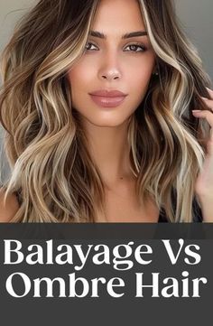 Half Balayage, Balayage Vs Ombre, Brunette Balayage Hair, Balayage Brunette, Fall Hair Colors, Hair Envy, Hair Color Trends, Style Mistakes, Ombre Hair